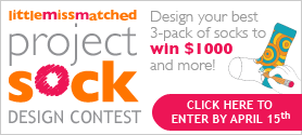 Enter PROJECT SOCK: Season 2 design contest to win $1000 and more!