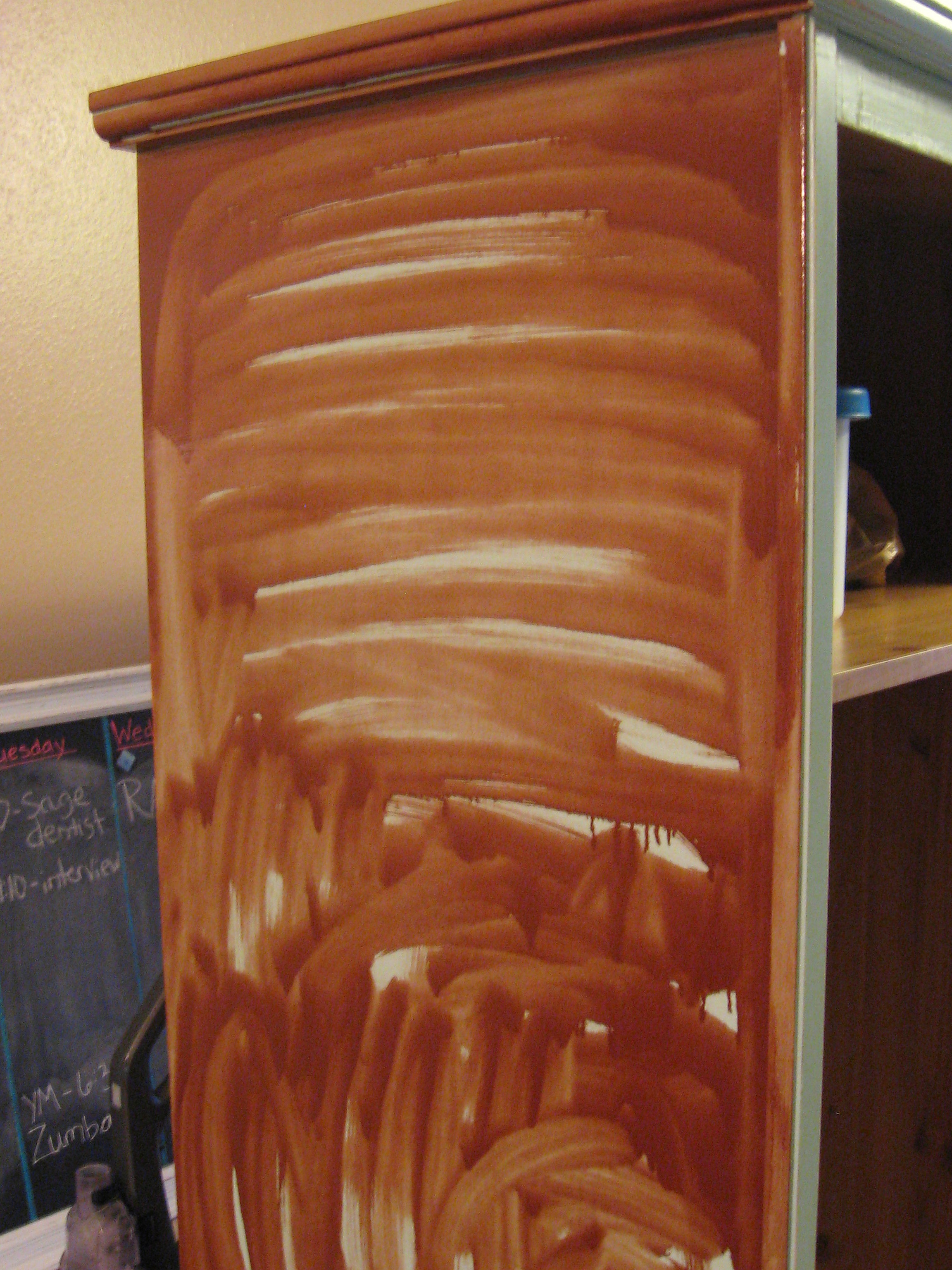 Wood Stain Wood Stain Over Paint