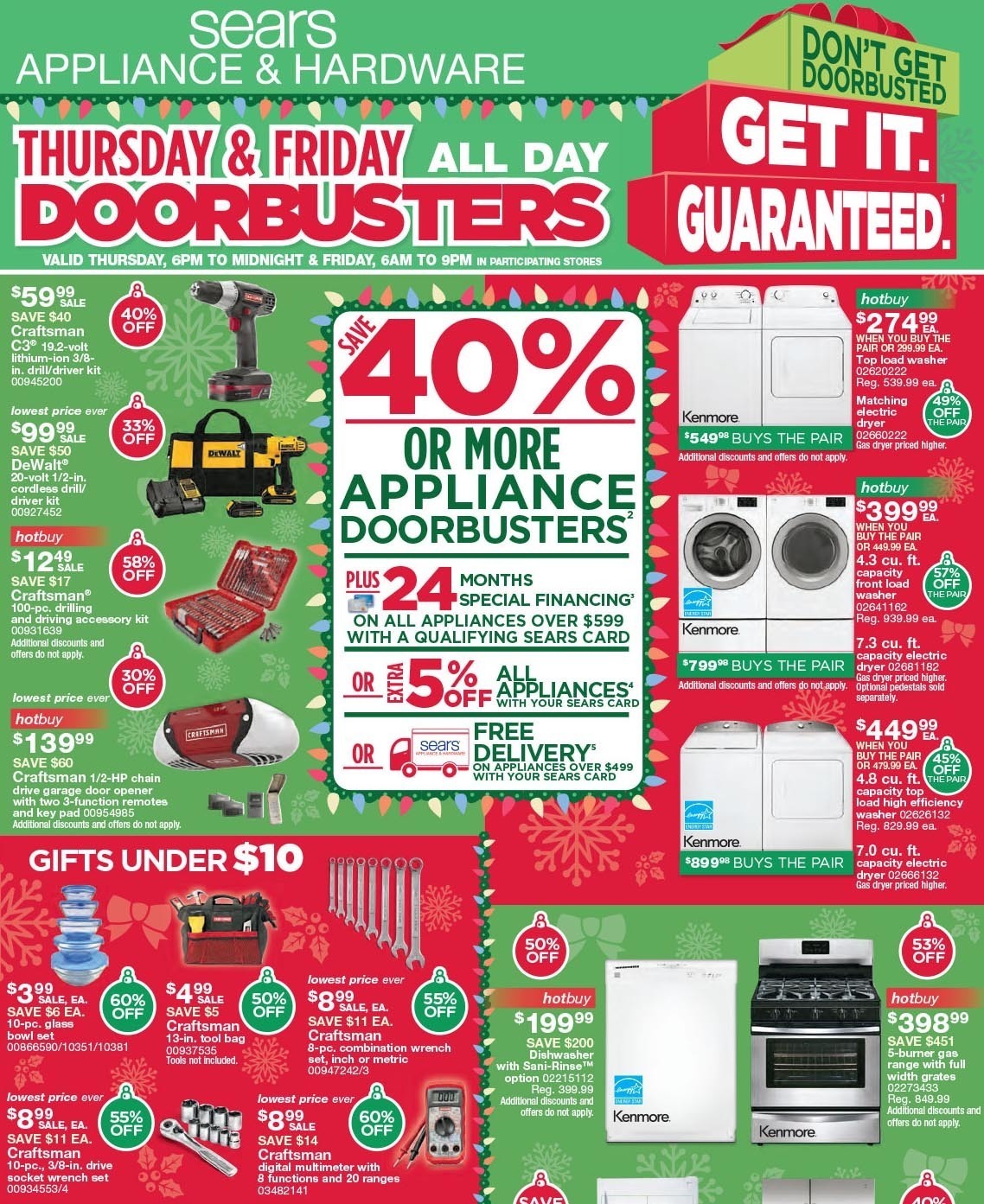 Sears Appliance and Hardware Black Friday 2015 Ad Pinching Your Pennies