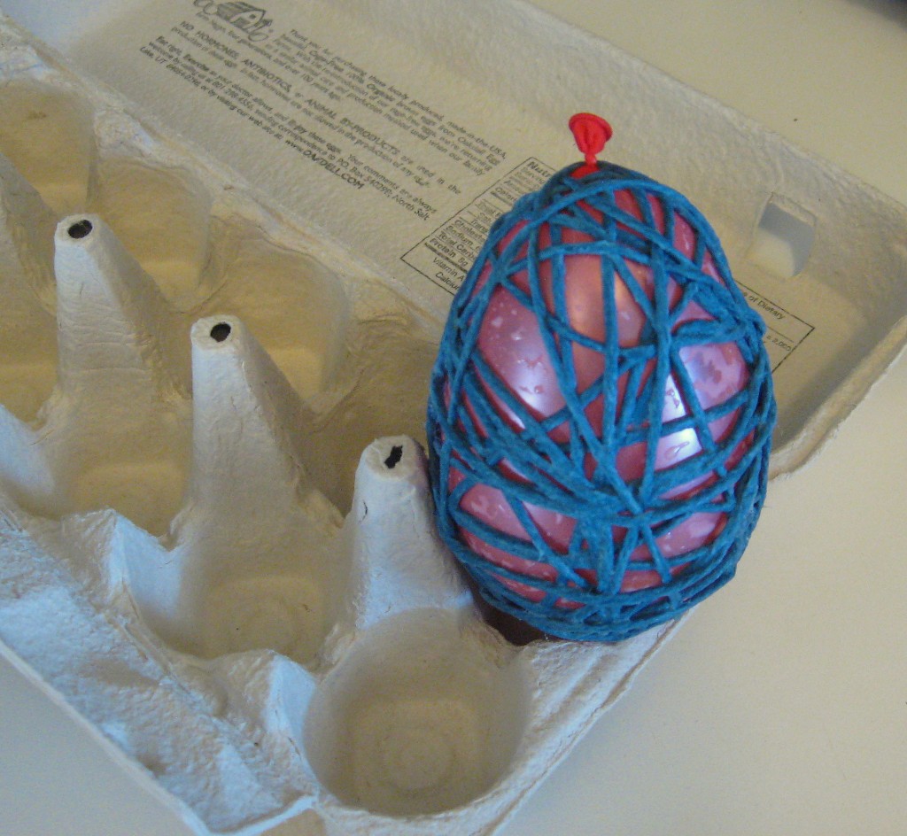 Yarn Easter Eggs Pinching Your Pennies