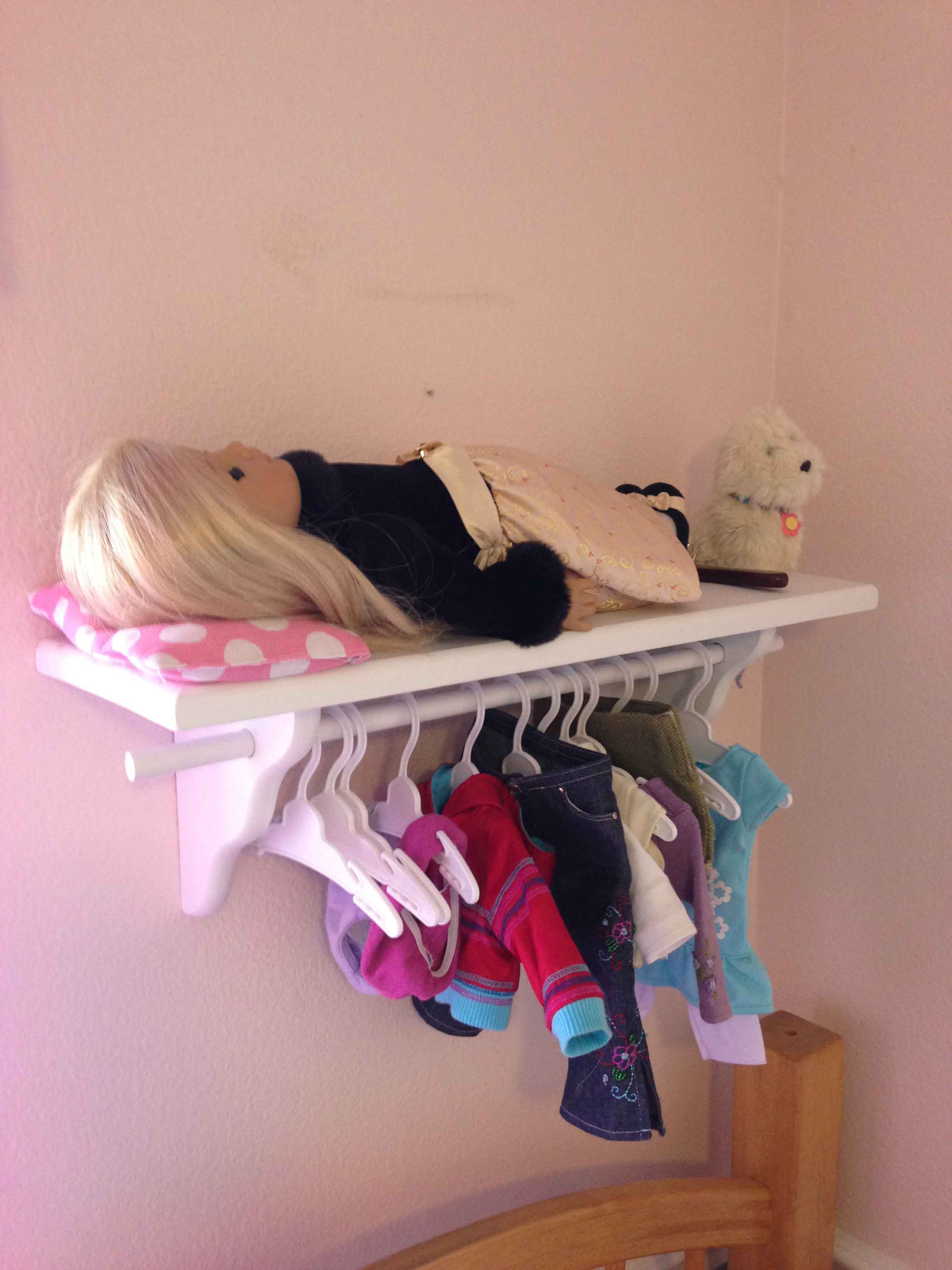 18 doll clothes storage