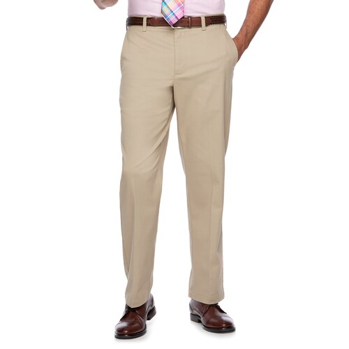 Men’s Croft & Barrow ClassicFit EasyCare Stretch FlatFront Khaki