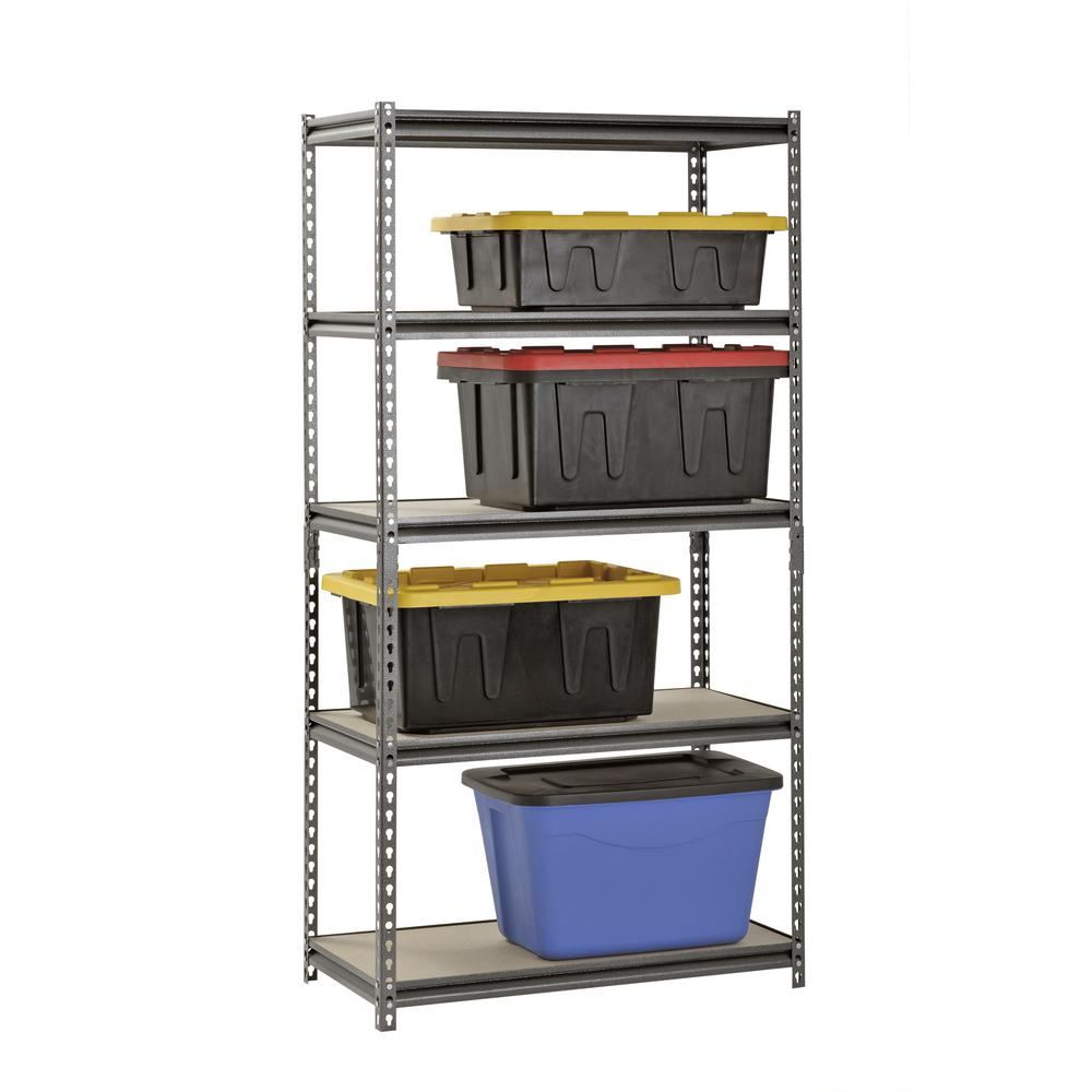 Muscle Rack 5 Shelf Steel Shelving Unit Only 43.46! Pinching Your