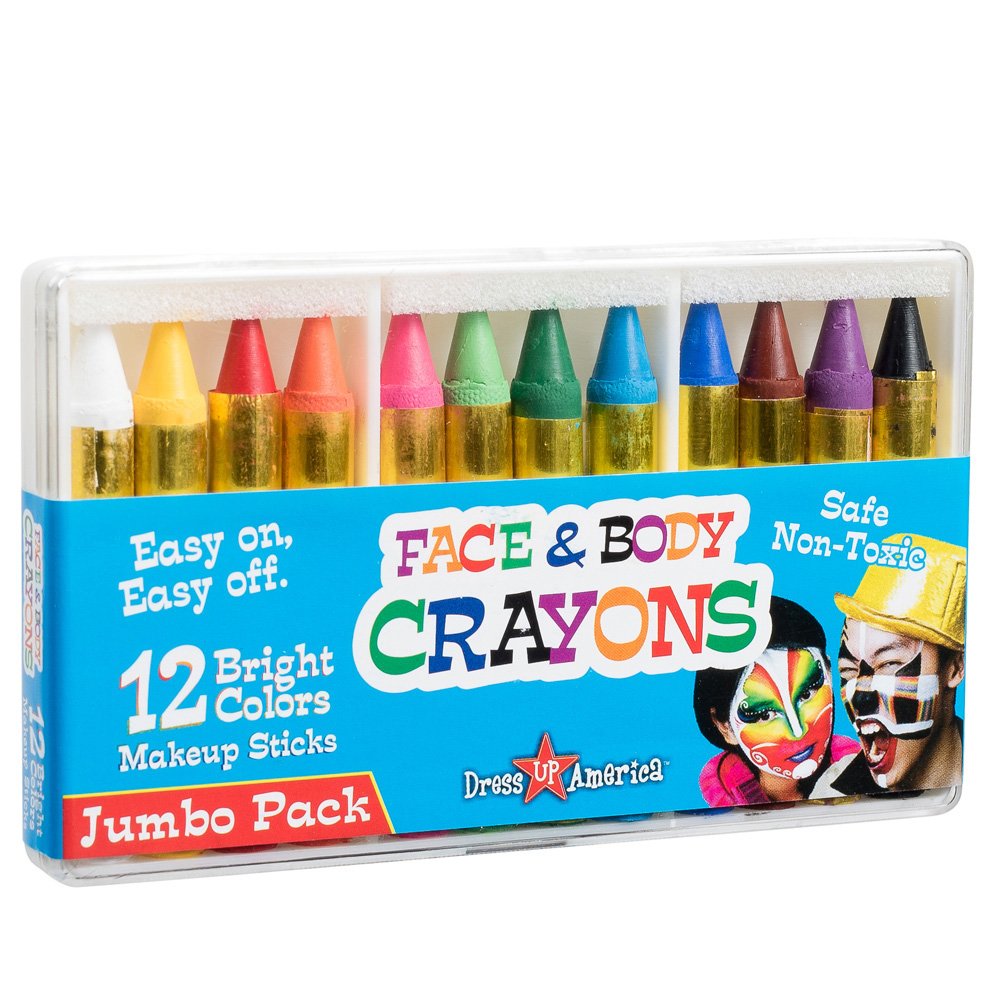 12 Color Face Paint Crayons Just 7.99! Think Halloween! Pinching