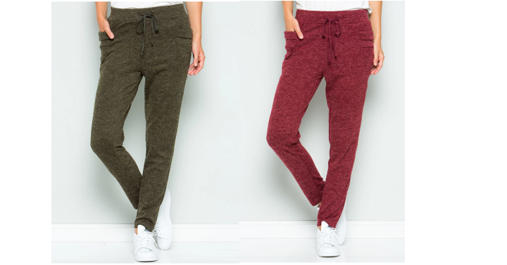 Jogger Pants With Pocket Only $9.99 Shipped! - Pinching Your Pennies