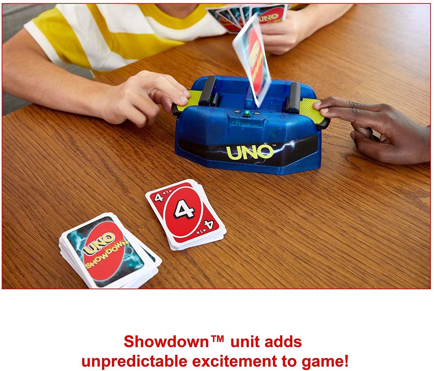 Mattel Games UNO Showdown Supercharged Family Card Game Only 11.99