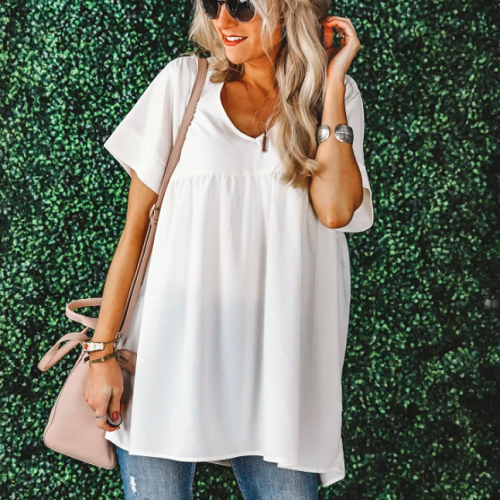 June Babydoll Tunic (Multiple Colors) Only $21.99! - Pinching Your Pennies