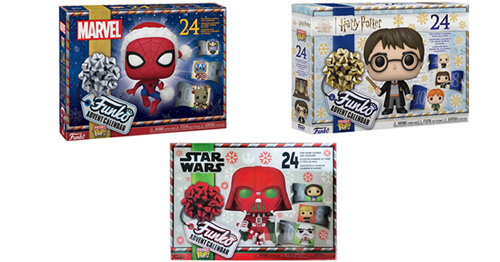 Funko advent calendar 2022 harry potter star wars or marvel preorder 