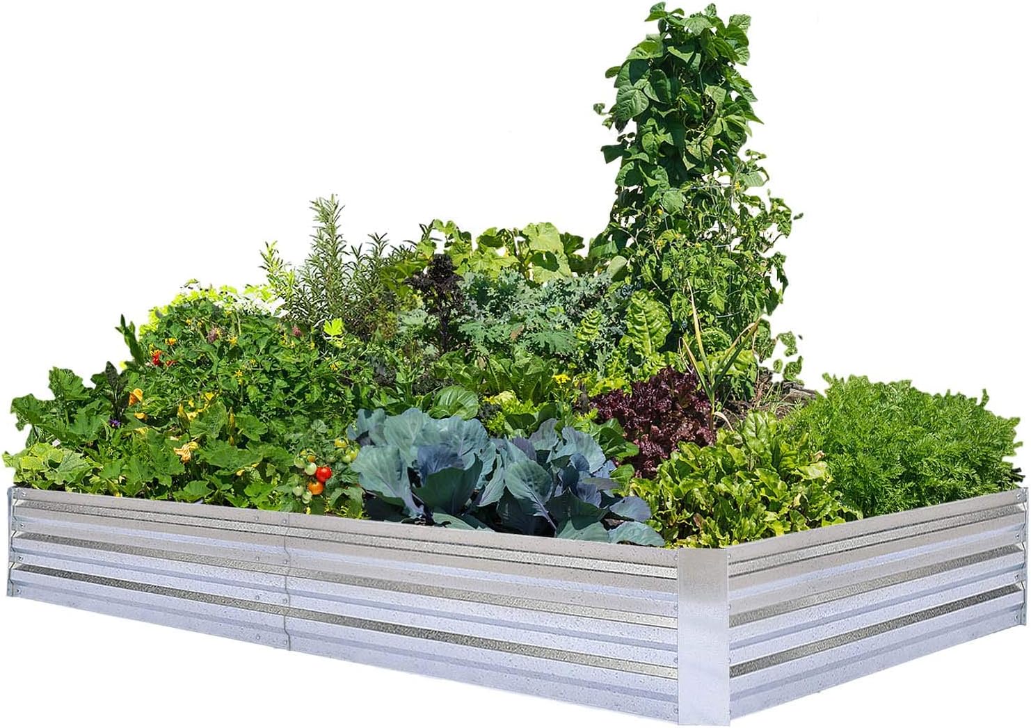 FOYUEE Galvanized Raised Garden Bed Only 59.99! Pinching Your Pennies