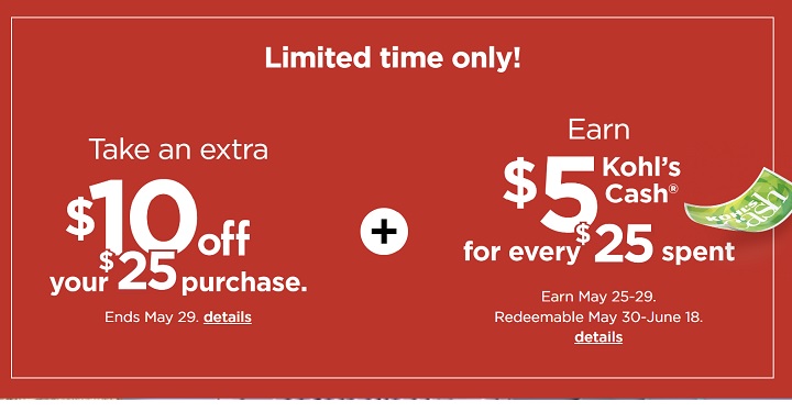 kohl's 25 off nike